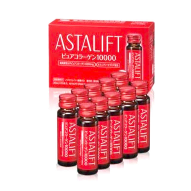 ASTALIFT(アスタリフト)のアスタリフト　ピュアコラーゲン　10000  10本入 × 12箱　(120本) 食品/飲料/酒の健康食品(コラーゲン)の商品写真