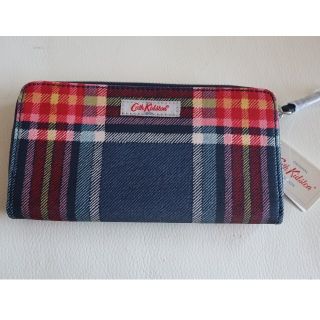 キャスキッドソン(Cath Kidston)の週末セール　キャスキッドソン　ネイビーチェック　長財布(財布)