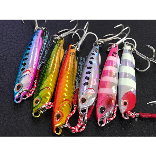 メタルジグg約6cm 6個セット 青物 根魚 ルアー 海釣り グローの通販 By 釣り具屋さん ラクマ メタルジグg約6cm 6個セット 青物 根魚 ルアー 海釣り グローの通販 By 釣り具屋さん ラクマ