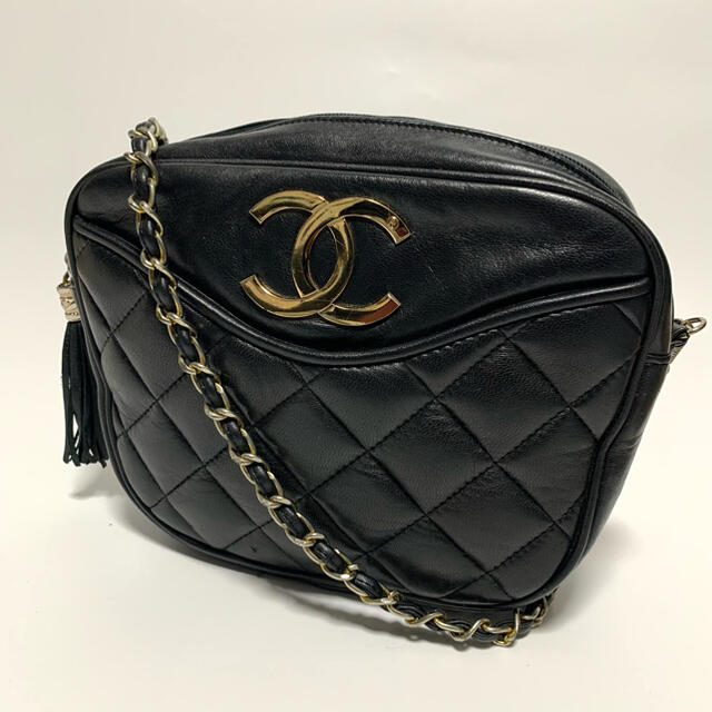 シャネル CHANEL チェーンショルダー マトラッセ デカココ
