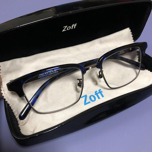 Zoff(ゾフ)のZoff  クラシック　伊達メガネ メンズのファッション小物(サングラス/メガネ)の商品写真