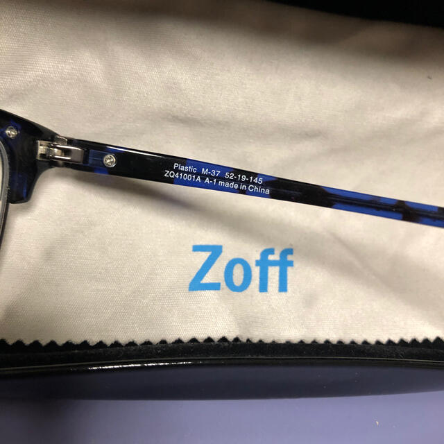 Zoff(ゾフ)のZoff  クラシック　伊達メガネ メンズのファッション小物(サングラス/メガネ)の商品写真