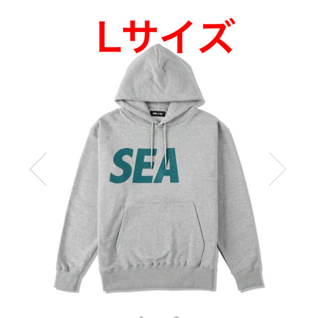 WIND AND SEA HOODIE GRAY L