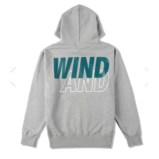 WIND AND SEA HOODIE GRAY L