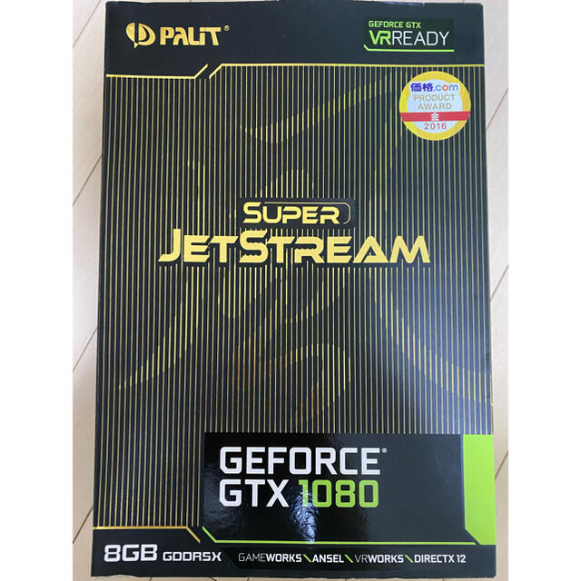 gtx 1080 super jetstream 8G palit製PC/タブレット