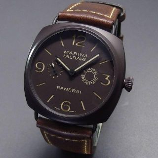 パネライ(PANERAI)の定価138万 美品 M番 パネライ PAM00339 8days 保証書(腕時計(アナログ))