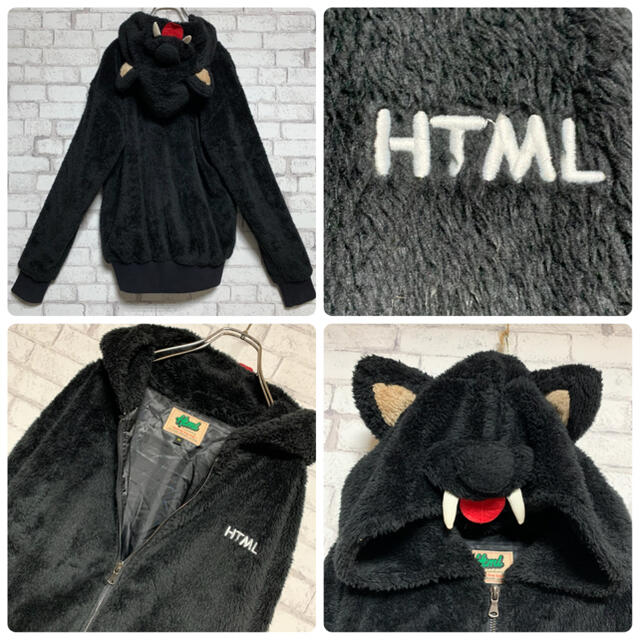 html(エイチティーエムエル)の【キュート♪】Html エイチティーエムエル/ボアブルゾン パーカー  レディースのジャケット/アウター(ブルゾン)の商品写真