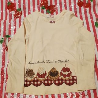 シャーリーテンプル(Shirley Temple)のシャーリーテンプル　タルトの長袖カットソー　130(Tシャツ/カットソー)