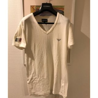 【極美品】　エンポリオアルマーニ　Tシャツ カットソー　スワロフスキー　2XL