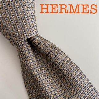 エルメス(Hermes)の【美品】エルメス　ドット　グリーン　ネクタイ　成人式　結婚式　メンズ　紳士(ネクタイ)