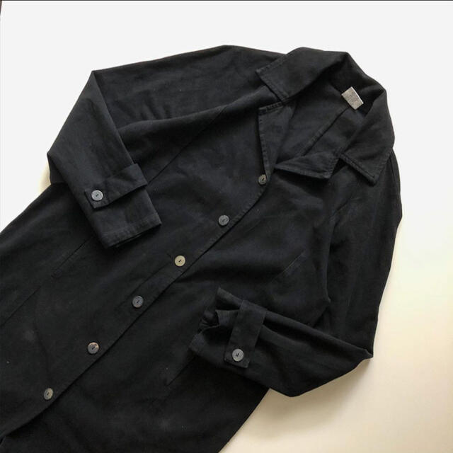 オールコットン　スーパーロングコート　made in USA メンズのジャケット/アウター(チェスターコート)の商品写真