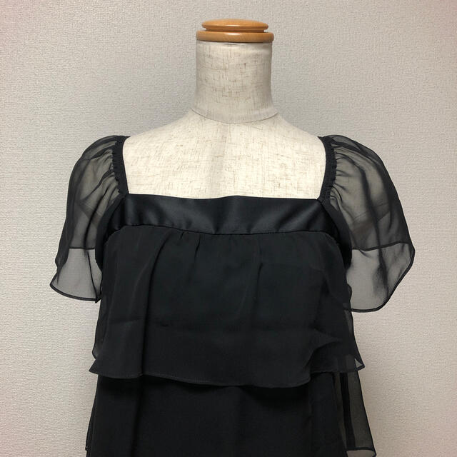 UNTITLED(アンタイトル)のフォーマルドレス　ブラック　 レディースのフォーマル/ドレス(ミディアムドレス)の商品写真