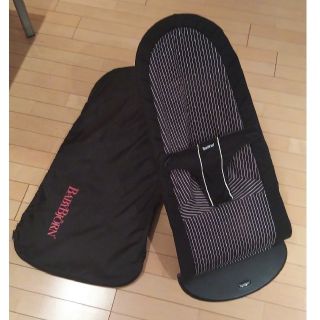 ベビービョルン(BABYBJORN)のベビービョルン バウンサー ブラックストライプ（収納ケース付き）(その他)