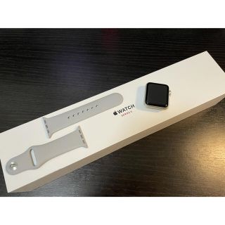 アップルウォッチ(Apple Watch)のApple Watch series 3 38mm セルラーモデル(腕時計(デジタル))