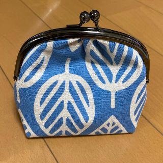 がまぐち　ポーチ　　　ハンドメイド　　(ポーチ)