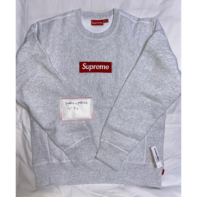 新品未使用　supreme  box logo crewneck   M