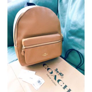 コーチ(COACH)の【新品未使用】コーチcoachリュック☆ミディアムチャーリー バックパック(リュック/バックパック)