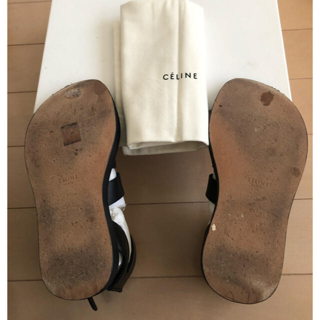 celine(セリーヌ)の大幅値下げ　celine セリーヌ　ハイカーストラップサンダル　美品 レディースの靴/シューズ(サンダル)の商品写真