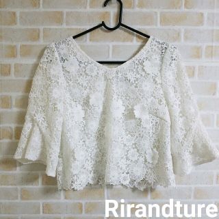 リランドチュール(Rirandture)のRirandture 3D リラレースブラウス(カットソー(半袖/袖なし))