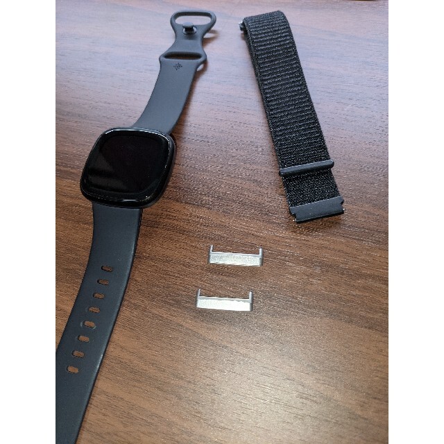 Fitbit Versa 3 ブラック/ブラック防水無線通信機能