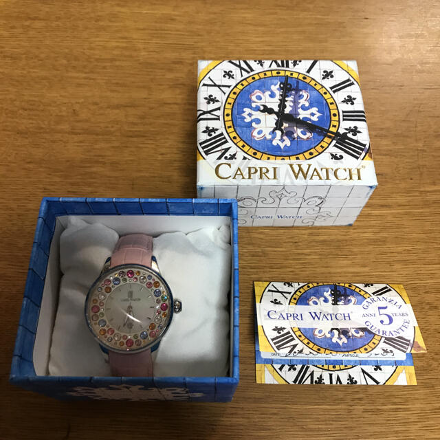 新品未使用 CAPRI WATCH カプリウォッチ ピンク腕時計♡ suchada