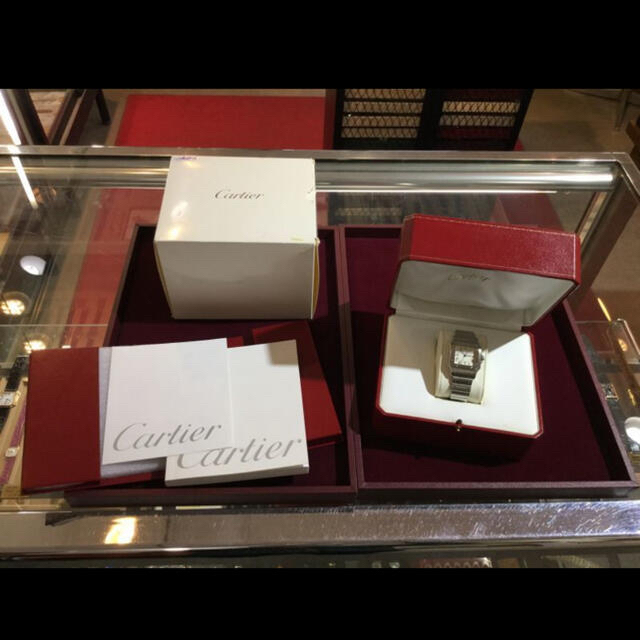 Cartier(カルティエ)のアガット☆様専用 Cartier カルティエ サントスガルベ クオーツ LM メンズの時計(腕時計(アナログ))の商品写真