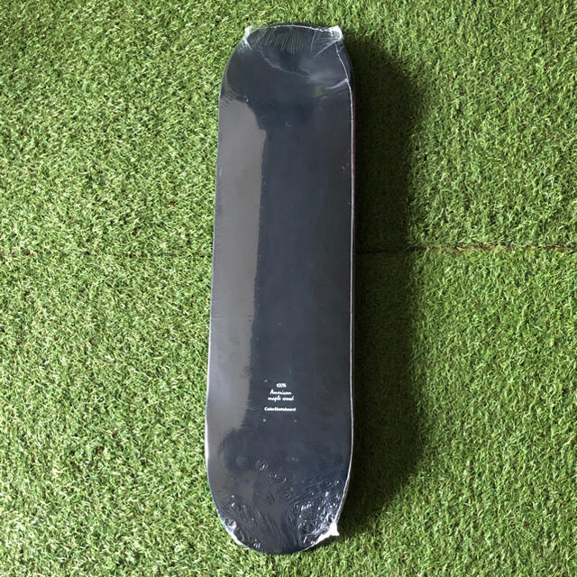 カラースケートボード　ブランクデッキ　7.75インチ　BLACK