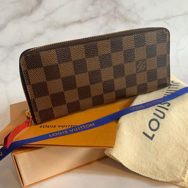 LOUIS VUITTON(ルイヴィトン)の【正規品】ルイヴィトン ダミエ 財布 美品 ポルトフォイユ クレマンス  レディースのファッション小物(財布)の商品写真