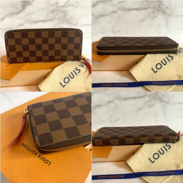 LOUIS VUITTON(ルイヴィトン)の【正規品】ルイヴィトン ダミエ 財布 美品 ポルトフォイユ クレマンス  レディースのファッション小物(財布)の商品写真