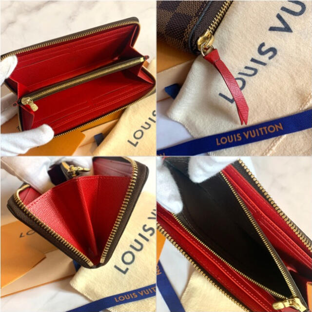 LOUIS VUITTON(ルイヴィトン)の【正規品】ルイヴィトン ダミエ 財布 美品 ポルトフォイユ クレマンス  レディースのファッション小物(財布)の商品写真