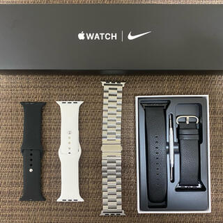 アップルウォッチ(Apple Watch)の【美品】Apple Watch series6 NIKE 44mm おまけ付き(その他)