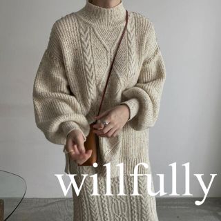 【最終】willfully hand stitch color nep knit(ニット/セーター)