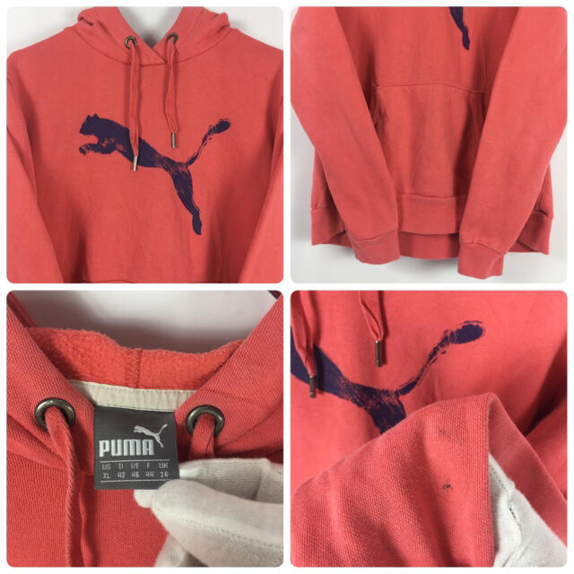 PUMA(プーマ)の古着 PUMA プーマ パーカー スウェット ビッグロゴ デカロゴ  L メンズのトップス(パーカー)の商品写真