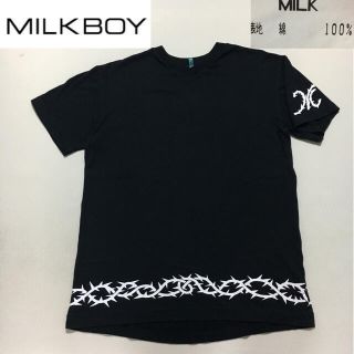 ミルクボーイ(MILKBOY)のMILK BOY ミルクボーイ◆Tシャツ TEE◆ ブラック Mサイズ(Tシャツ/カットソー(半袖/袖なし))