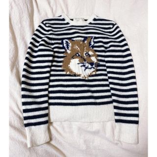 メゾンキツネ(MAISON KITSUNE')のMAISON KITSUNE ニット FOX HEAD セーター メゾンキツネ(ニット/セーター)