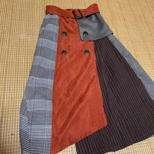 REDYAZEL(レディアゼル)のレディアゼル　異素材スカート レディースのスカート(ロングスカート)の商品写真