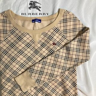 バーバリーブルーレーベル(BURBERRY BLUE LABEL)の【定番人気】Burberry Bluelabel ノバチェック スウェット(トレーナー/スウェット)