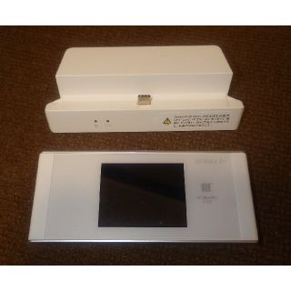 エーユー(au)のWiMAX　w05 モバイルWi-Fiルーター(PC周辺機器)