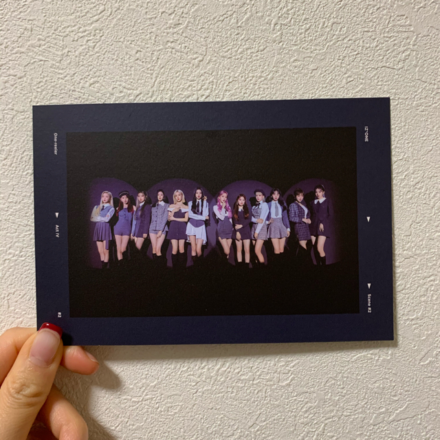 izone One reeler Act IV #2 へウォン　ポストカード エンタメ/ホビーのCD(K-POP/アジア)の商品写真