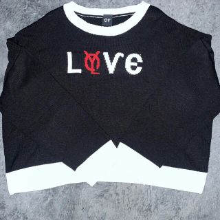 OY Love Knit BK(ニット/セーター)