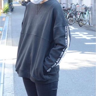 ルーカ(RVCA)の ルーカ RVCA レディース S スウェット 袖ライン ドロップショルダー  (トレーナー/スウェット)