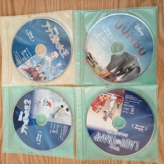 アナと雪の女王(アナトユキノジョオウ)のディズニー　Blu-ray　4点セット　国内正規品　未再生　アナ雪 エンタメ/ホビーのDVD/ブルーレイ(キッズ/ファミリー)の商品写真