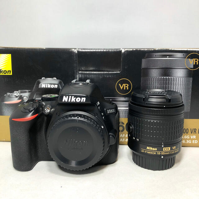 Nikon(ニコン)のNikon  D5600 AF-P 18-55 VR KIT 4407ショット スマホ/家電/カメラのカメラ(デジタル一眼)の商品写真