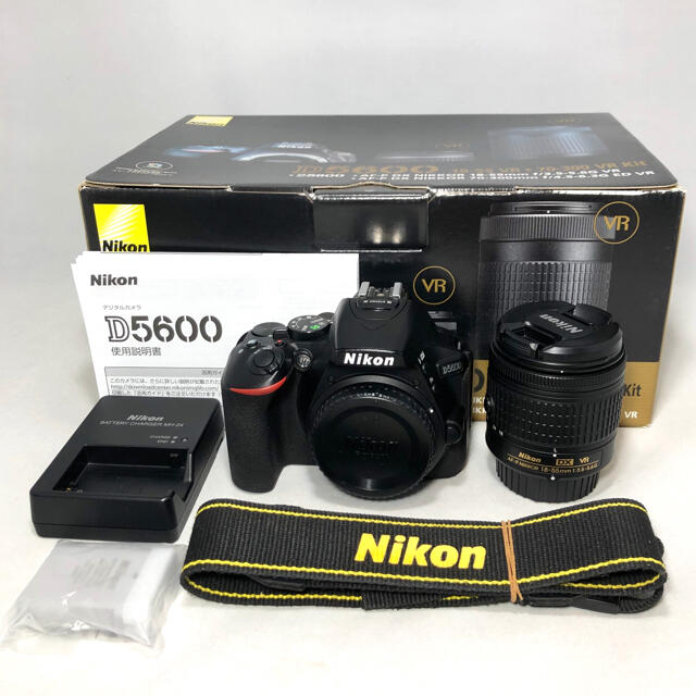 Nikon(ニコン)のNikon  D5600 AF-P 18-55 VR KIT 4407ショット スマホ/家電/カメラのカメラ(デジタル一眼)の商品写真