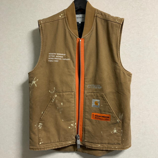 heron preston  ✖️ carhartt コラボ　vest サイズLその他