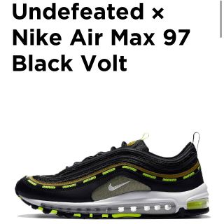 アンディフィーテッド(UNDEFEATED)のNIKE AIR MAX97 UNDEFEATED BLACK(スニーカー)