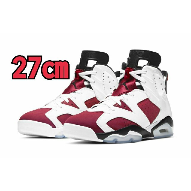 NIKE　AIR JORDAN 6 RETRO CARMINE 27cmエアジョーダン