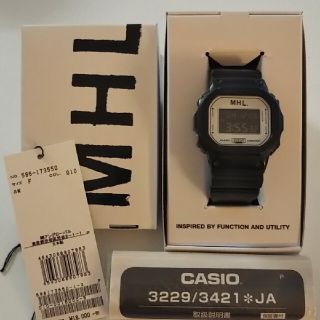 マーガレットハウエル(MARGARET HOWELL)のMHL. G-SHOCK ブラック(腕時計)