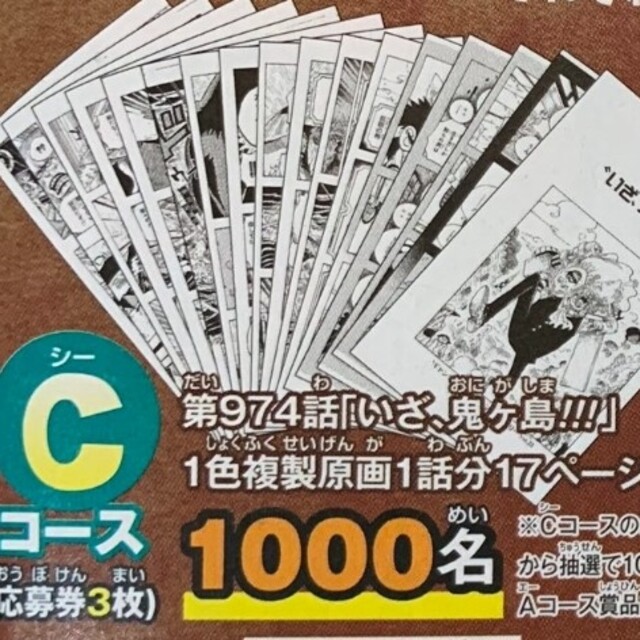 予約販売 本 ワンピース Cコース 複製原画 少年漫画 Csjla Pe