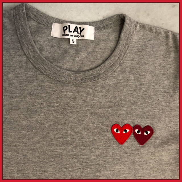 コムデギャルソンplay ツインハートTシャツ